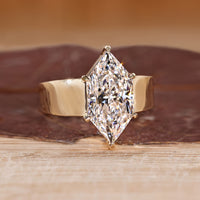 Buy engagement ring with marquise diamond.
