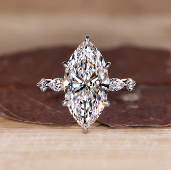 Five stone marquise diamond ring.
