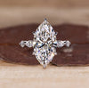 Five stone marquise diamond ring.
