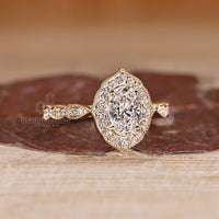 Oval Cut Diamond Ring With Cathedral Setting And Four Prong.