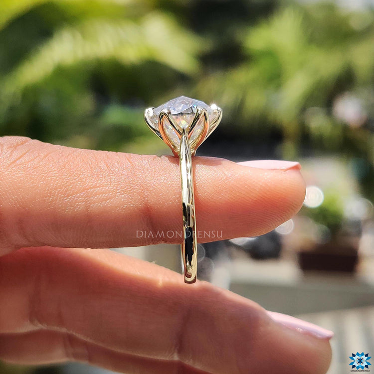 Buy moissanite ring for a beautiful proposal.
