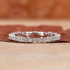 Half Eternity Wedding Band with brilliant diamond sparkle.
