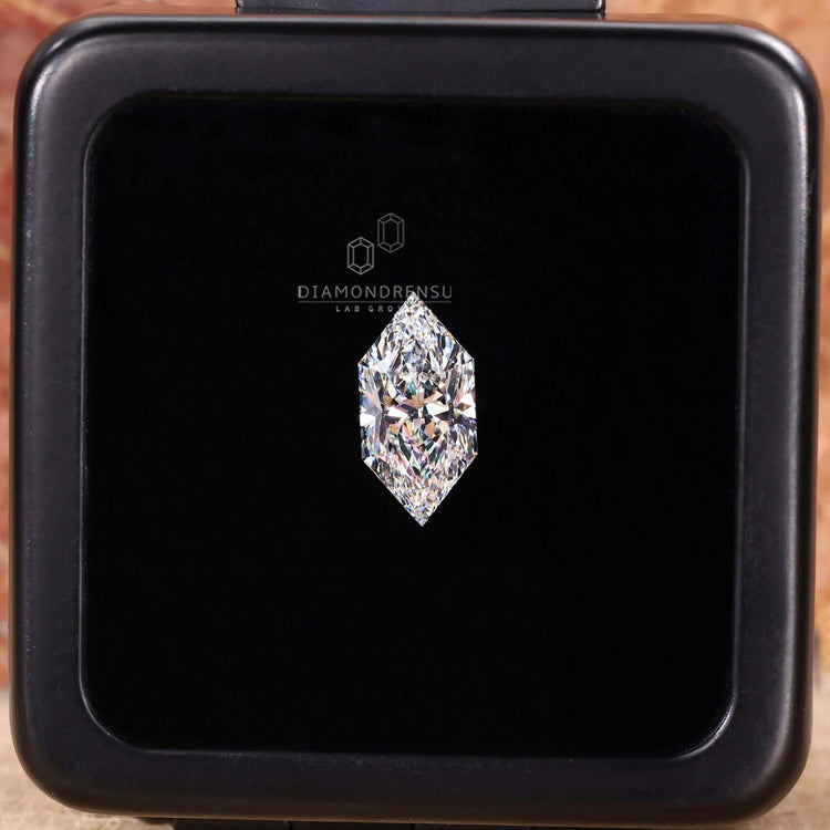 Buy loose lab grown diamonds Dutch marquise cut diamond