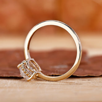 Lab Grown Diamond in a handmade ring for eco-conscious buyers.