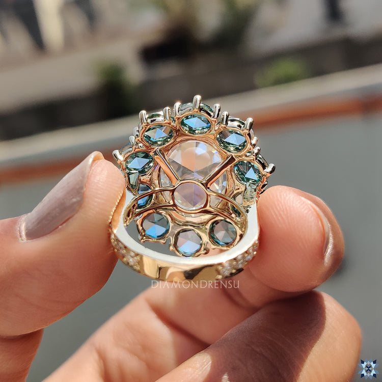 Moissanite engagement ring, buy engagement ring
