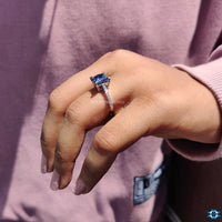 Timeless Princess Cut Engagement Ring with Prong Setting