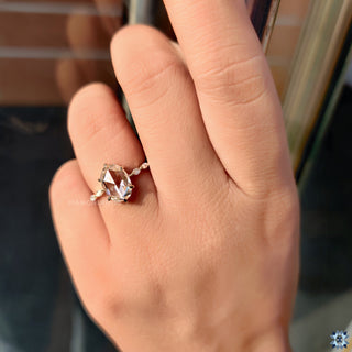 Marquise pave ring with a sophisticated and modern touch.
