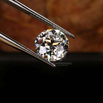 Old European cut diamond fits well in solitaire or multi-stone settings.