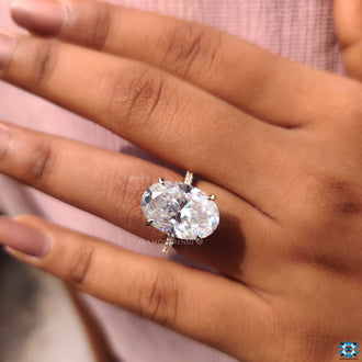 Buy moissanite ring to celebrate everlasting love beautifully.
