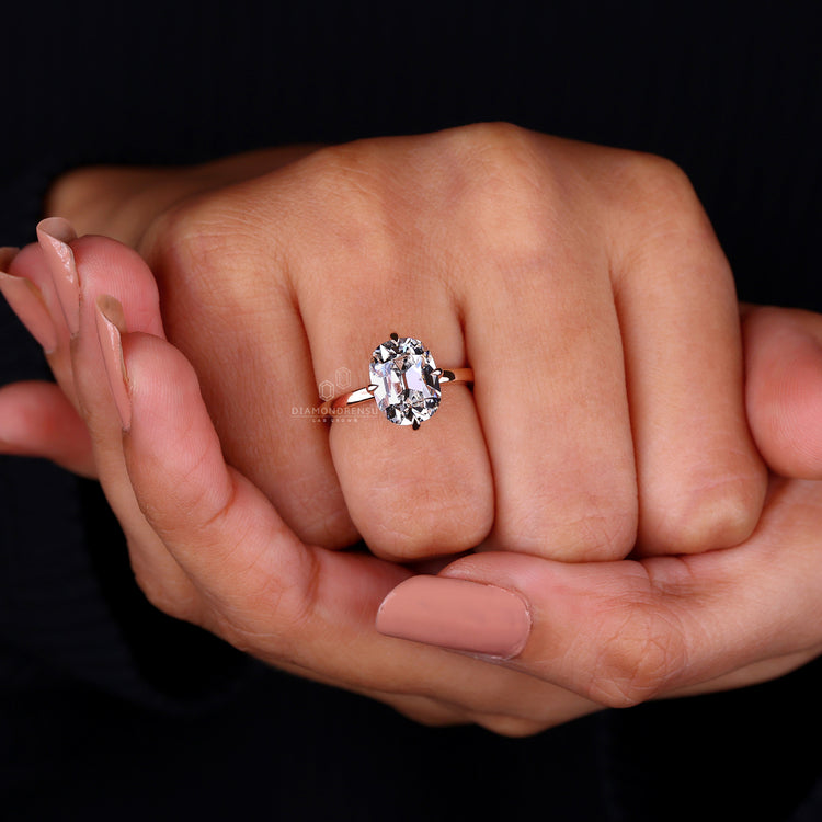 Cushion Cut Diamond Ring featuring classic beauty and shine.
