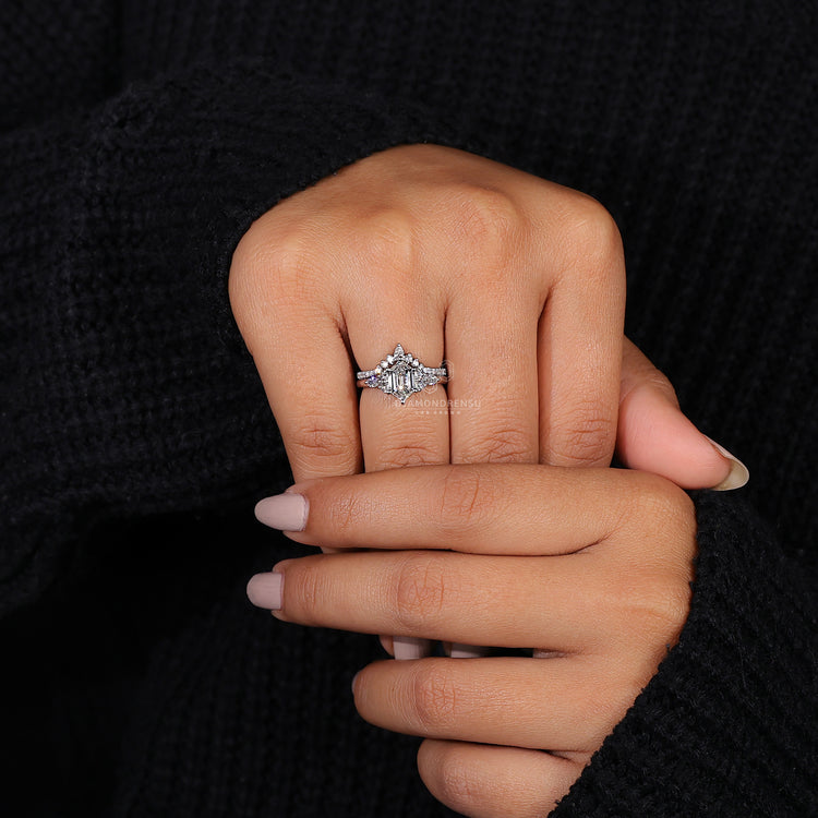 Hexagon Ring designed with precision for a stunning look.
