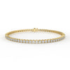 Women's 3 carat diamond tennis bracelet.

