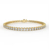 5 carat lab grown diamond tennis bracelet.
