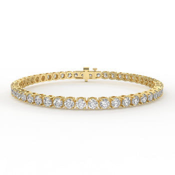 7 carat lab grown diamond tennis bracelet.
