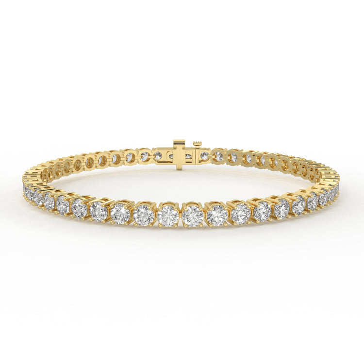 7 carat lab grown diamond tennis bracelet.

