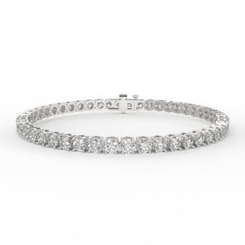 10 carat lab grown diamond tennis bracelet.

