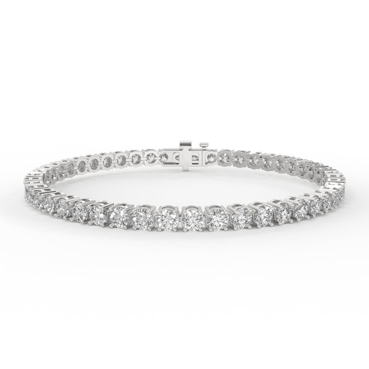 10 carat lab grown diamond tennis bracelet.

