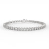 5 carat lab grown diamond tennis bracelet.
