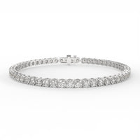 5 carat lab grown diamond tennis bracelet.
