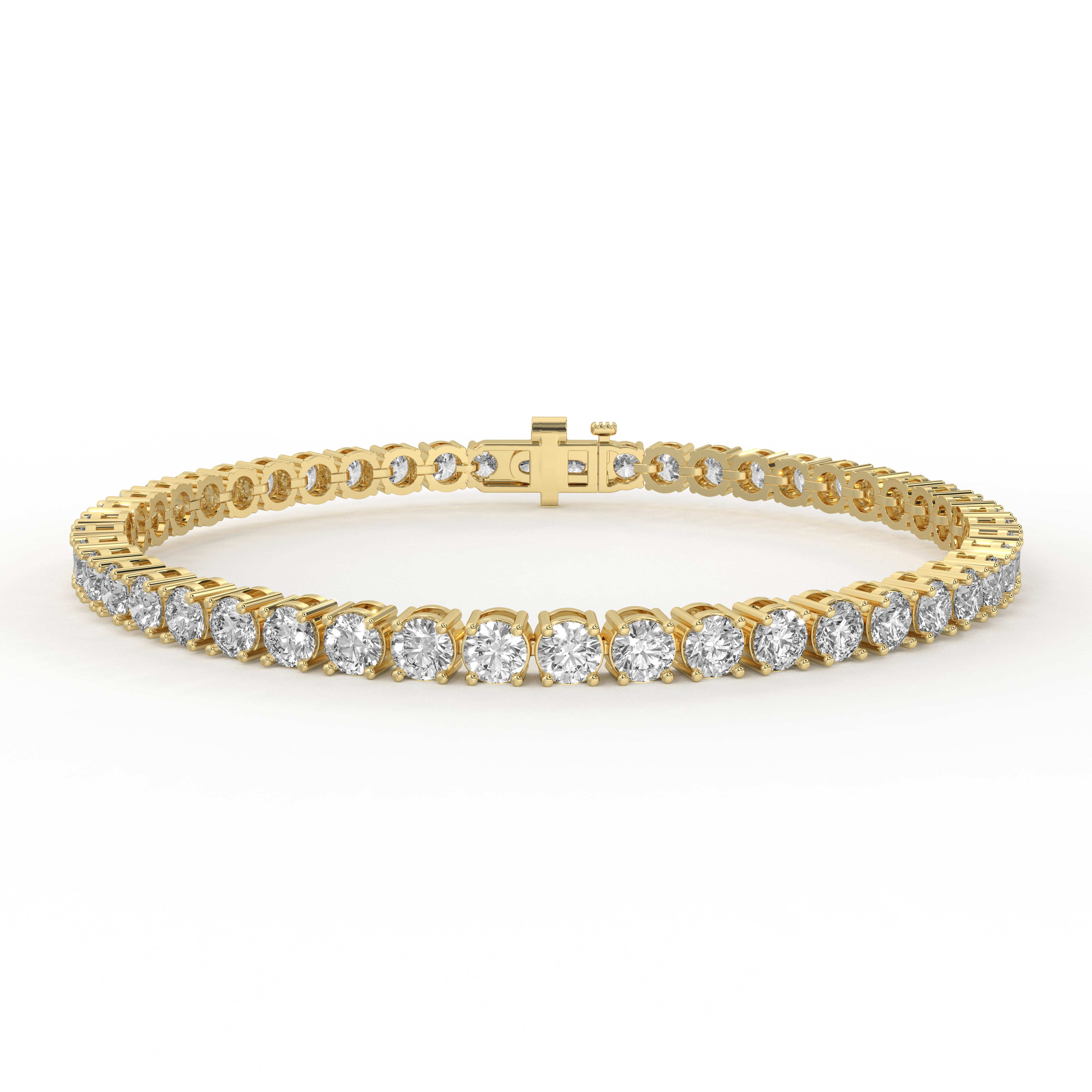 10 ctw Round Brilliant Cut Womens Tennis Bracelet