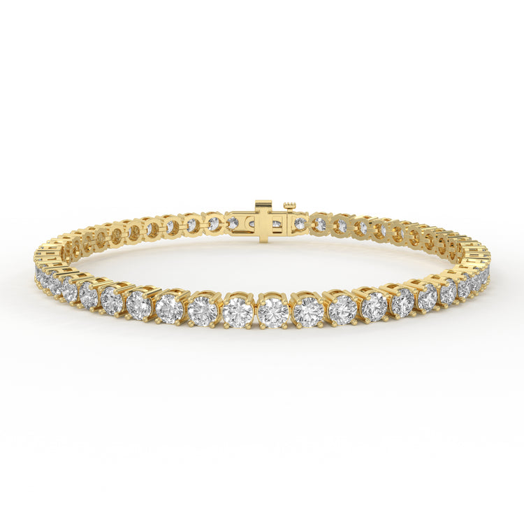 10 carat lab diamond tennis bracelet for women.
