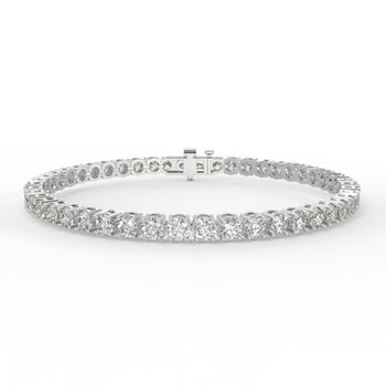 7 carat lab grown diamond tennis bracelet.
