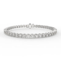 7 carat lab grown diamond tennis bracelet.
