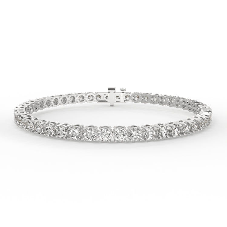 7 carat lab grown diamond tennis bracelet.
