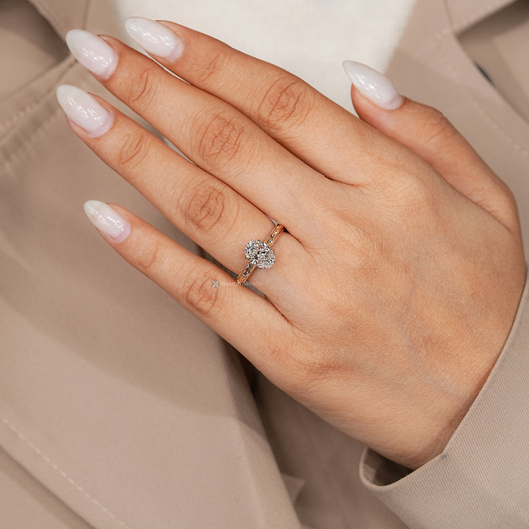 IGI certified oval ring by Diamondrensu.