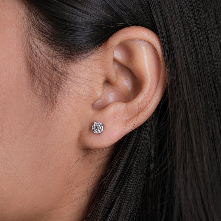 925 silver stud earrings