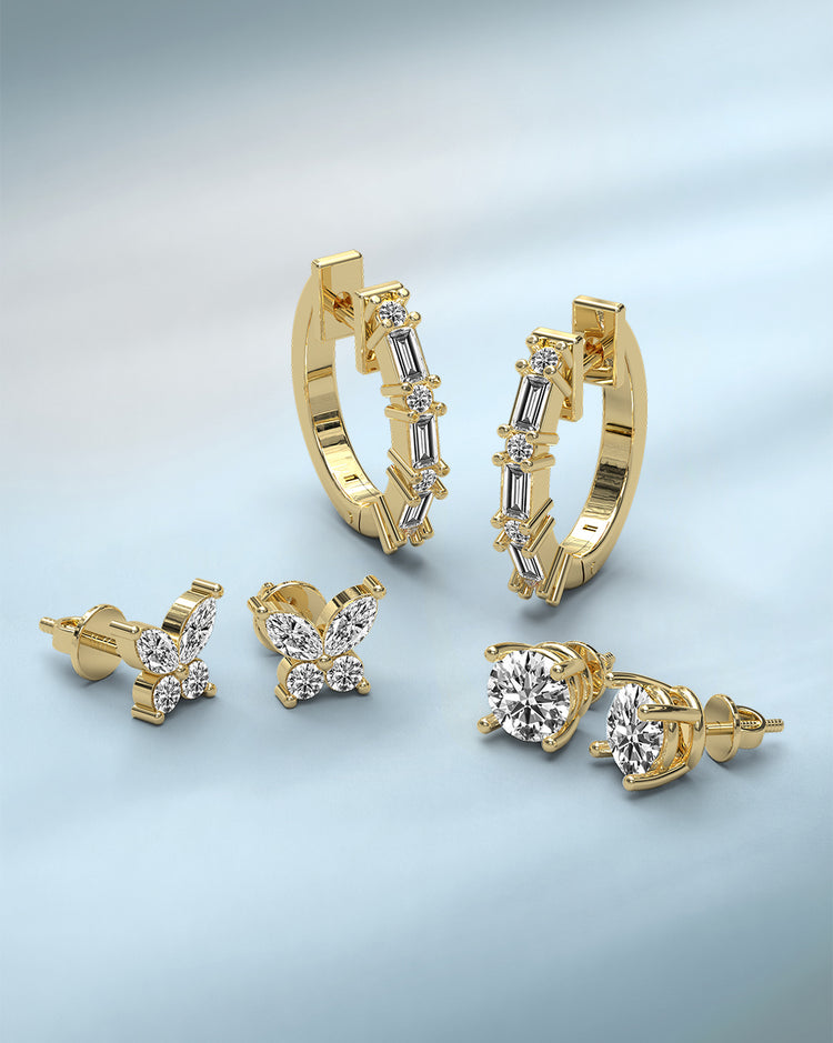 lab grown diamond earrings for women