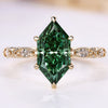 Dutch marquise diamond ring with round and marquise cut pavé.