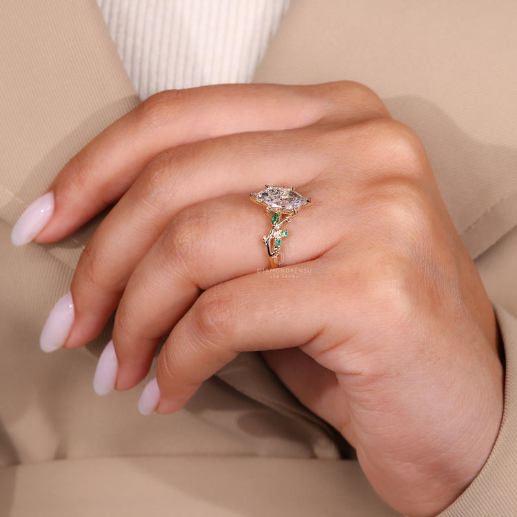 Lab grown diamond ring with exceptional quality and value.
