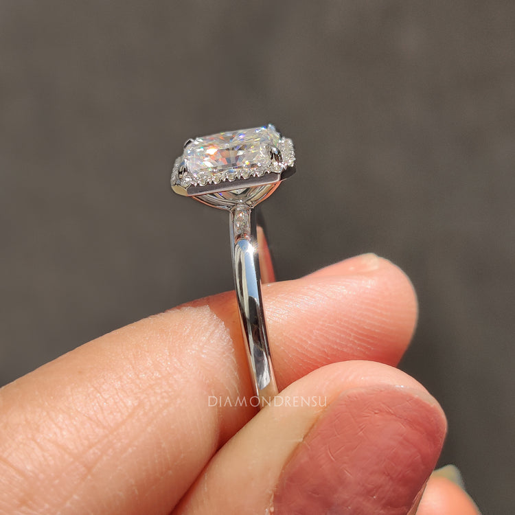 Buy moissanite ring for a perfect blend of elegance and affordability.
