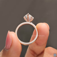 Rose Gold Marquise Solitaire Engagement Ring