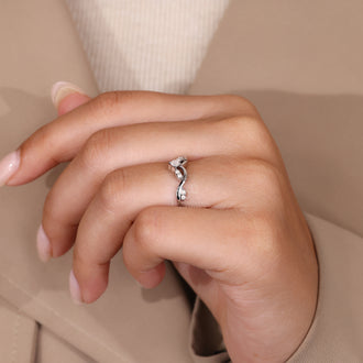 Custom moonstone wedding band handmade by Diamondrensu.
