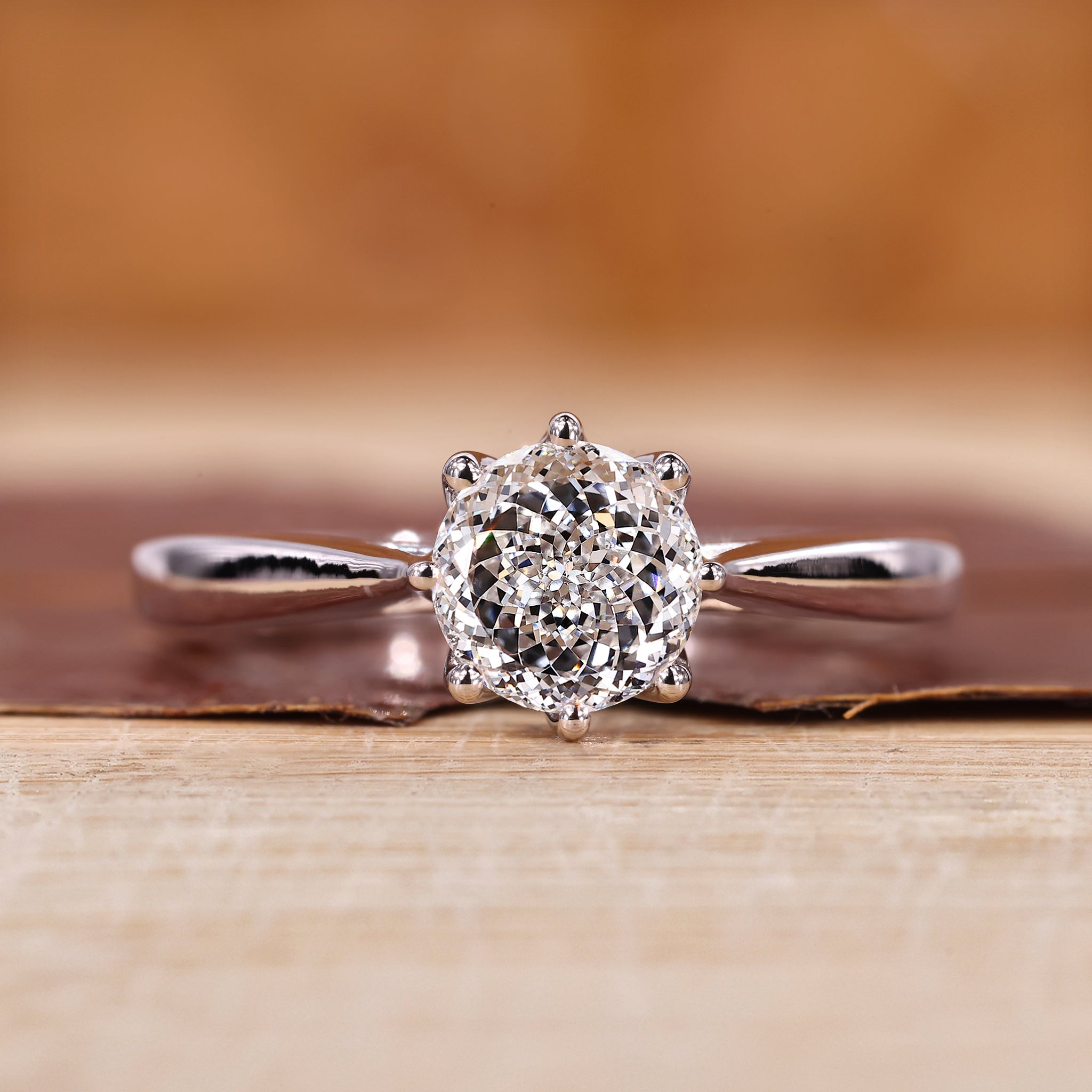Portuguese Cut Diamond Ring