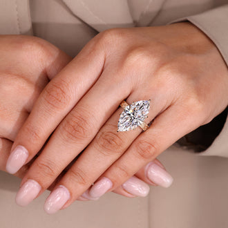 Custom diamond ring with vintage design.
