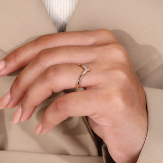 Custom wedding band designed to match personal style and elegance.
