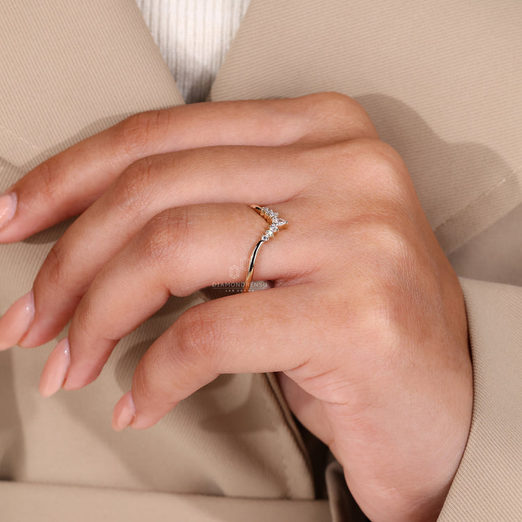 Custom wedding band designed to match personal style and elegance.
