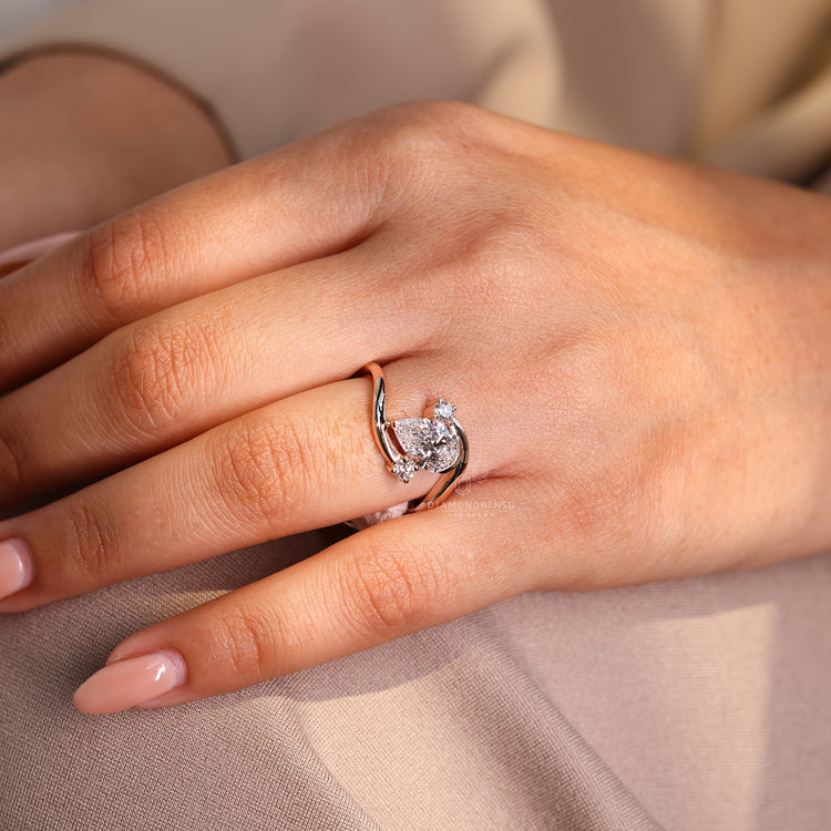 Bypass ring setting for unique style.
