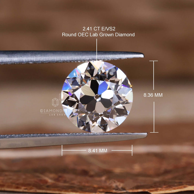 Old European cut listed under loose lab grown diamond options.