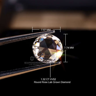 Buy a 1.32 carat rose cut diamond stone.