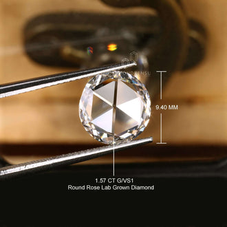 Find your perfect 1.57 carat round rose cut loose diamond today.
