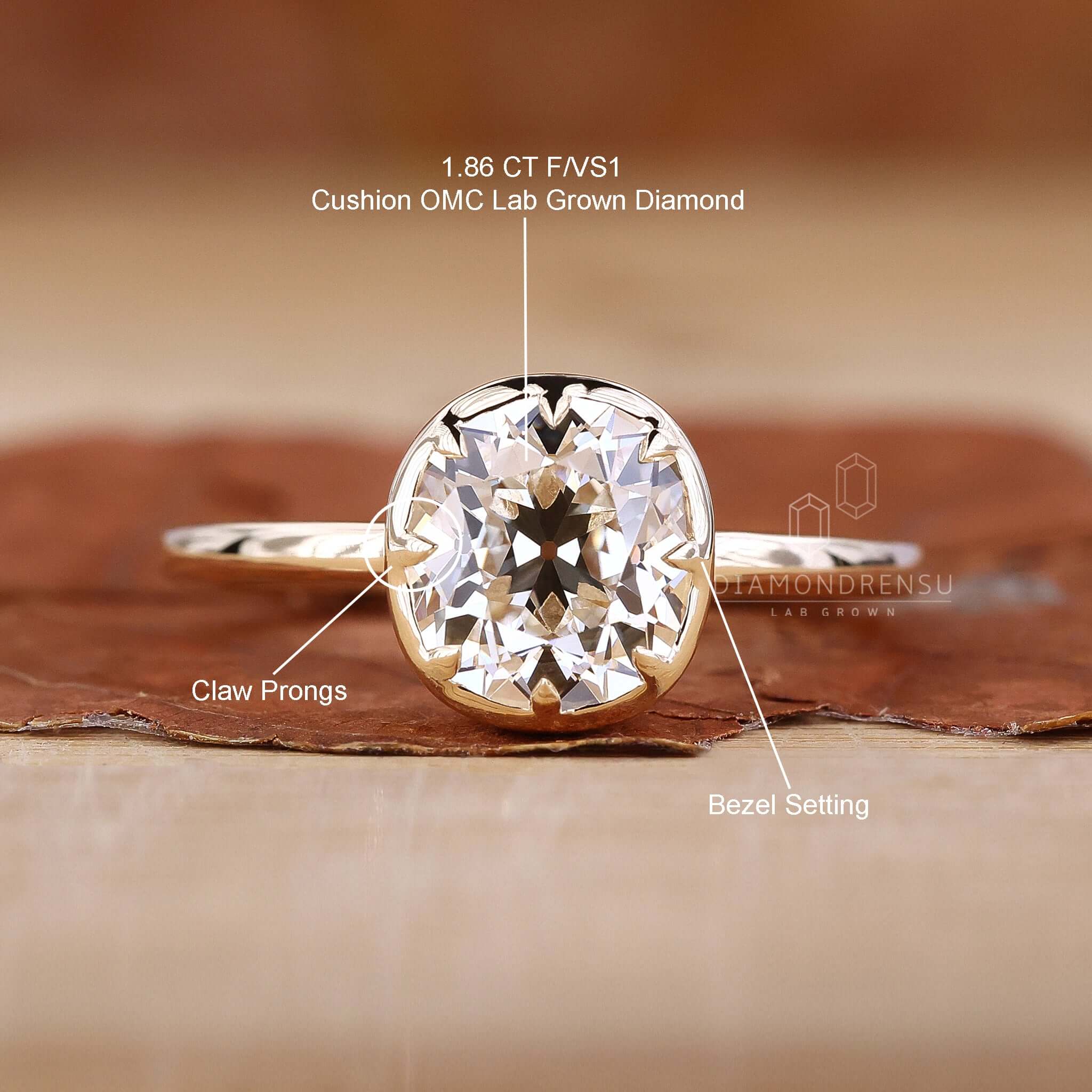 Victorian Old Mine Cut Diamond Cluster Ring – Charlotte Sayers
