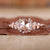 Exquisite rose cut diamond ring, showcasing its unique faceted design and subtle sparkle.