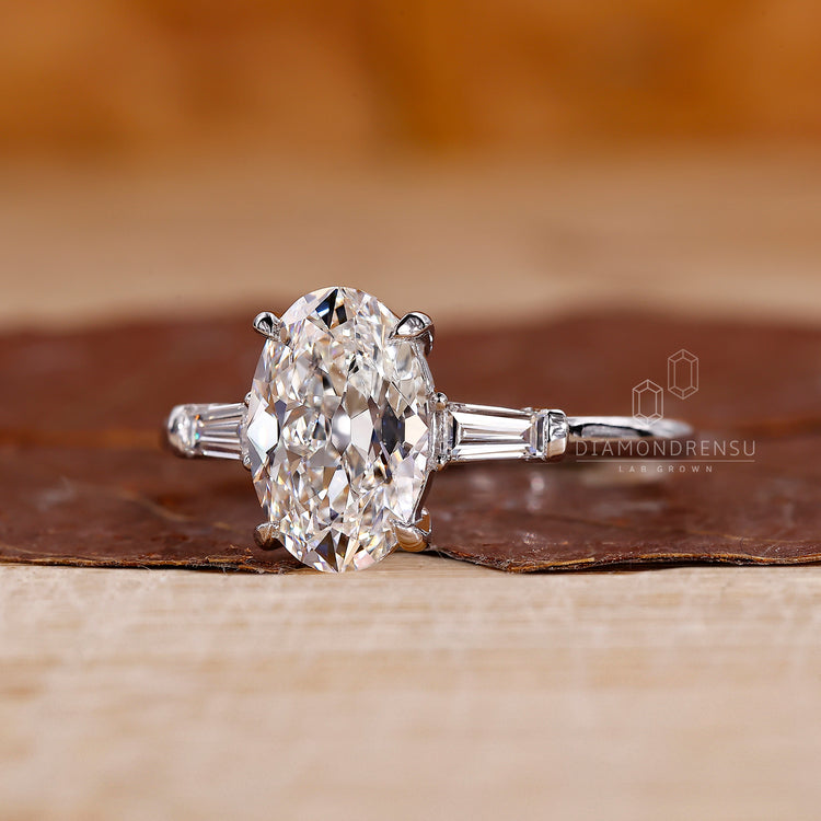 Buy engagement ring to match a unique diamond ring.
