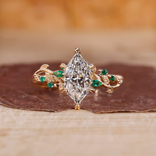 Dutch marquise ring with unique design.
