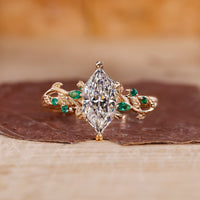 Dutch marquise ring with unique design.
