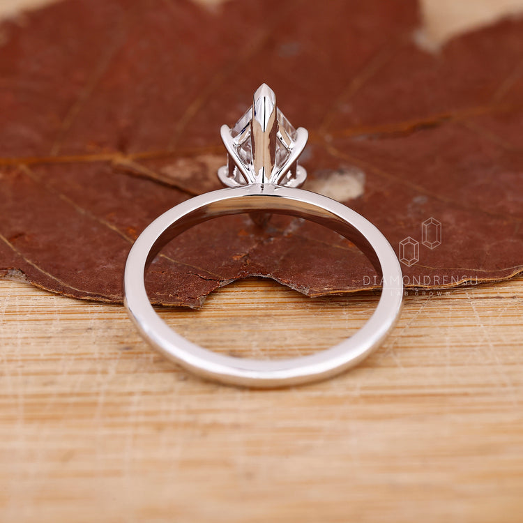 Lab grown diamond shining with beauty and responsibility.
